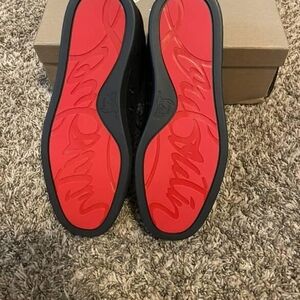 COPY - Mens Black and Red Designer Sneakers